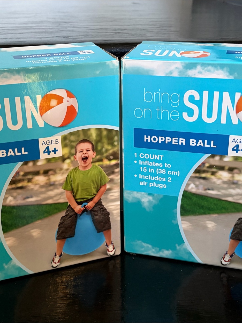 Hopper Ball - Bright Aqua Blue